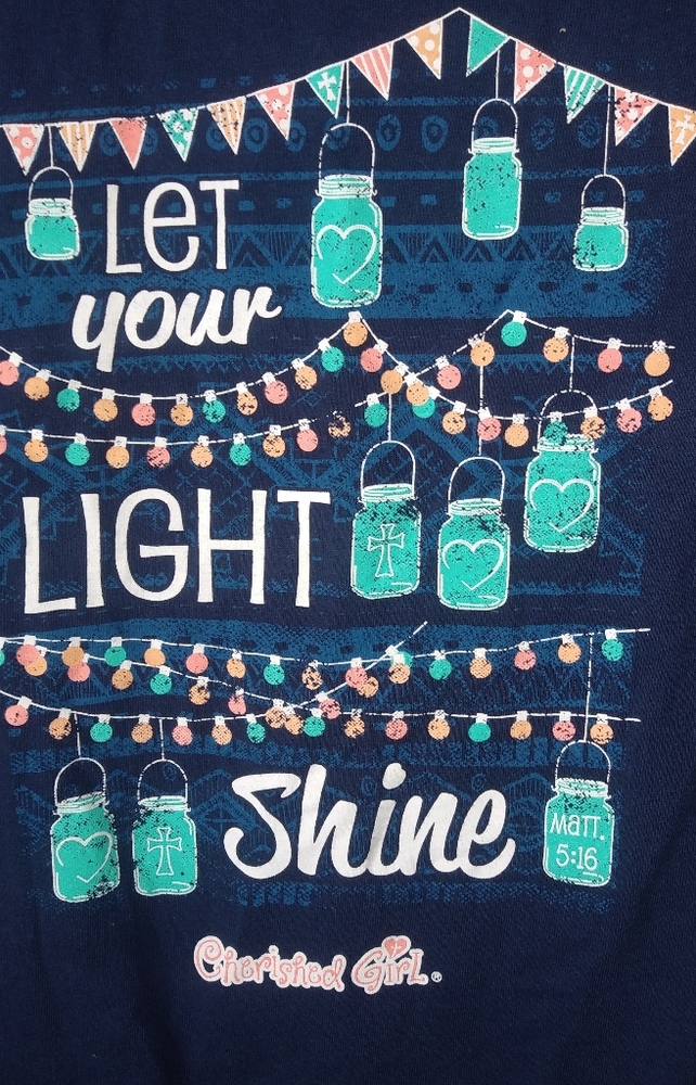 Cherished Girl M Let Your Light Shine Top
